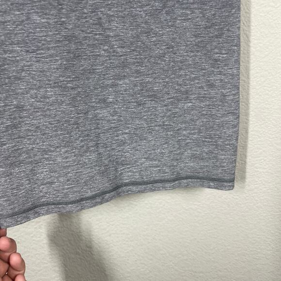 Lululemon Womens Size 8 Power Y Tank Heathered Gray Square Neck Sleeveless - Picture 3 of 7